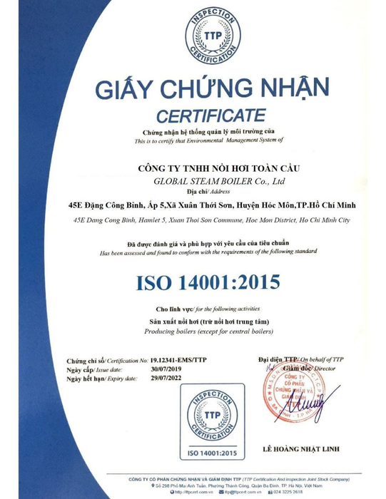 Giấy chứng nhận