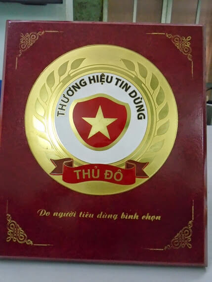 Cúp top 100 Thương hiệu Tin dùng Thủ đô 2014