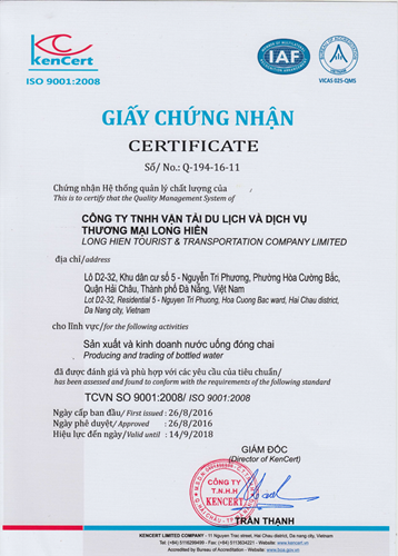 Tiêu chuẩn chất lượng ISO 9001:2008