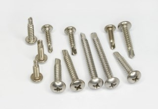 Vít tự khoan đầu tròn inox