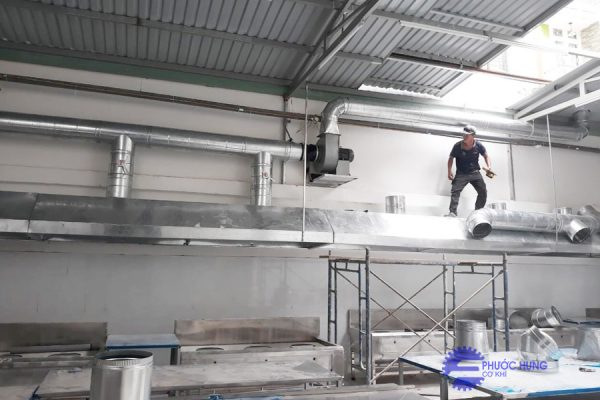 Thi công hệ thống ống gió