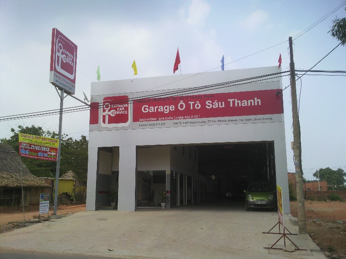 Mặt tiền Gara