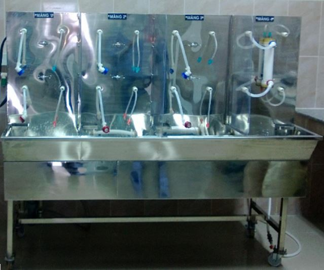 Hệ thống rửa màng lọc thanh quản