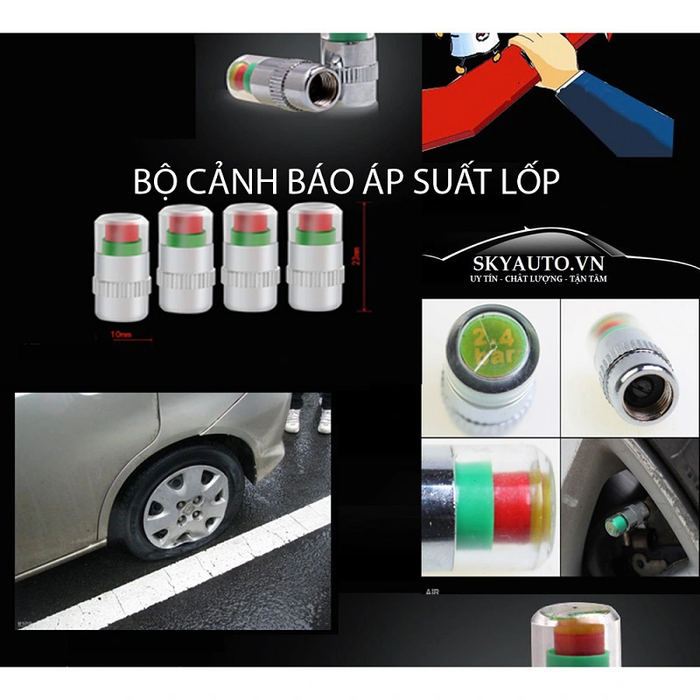 Bộ cảnh báo áp suất lốp