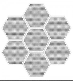 Trần Clip- in Hexagon