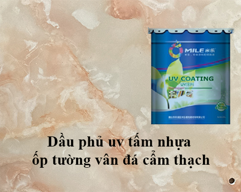 Dầu UV phủ tấm nhựa đá hoa cương