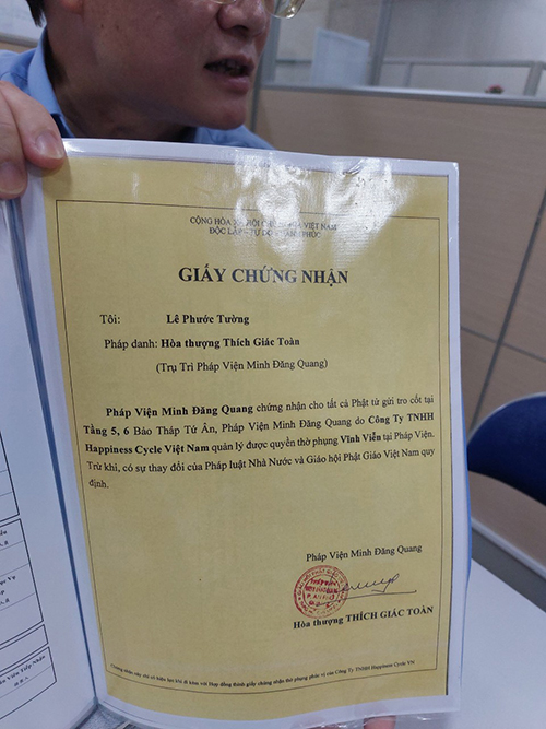 Giấy chứng nhận