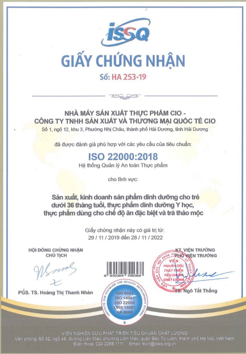 Chứng nhận