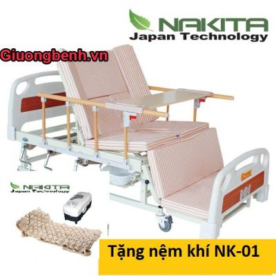 Giường bệnh nhân 4 tay quay Nikita