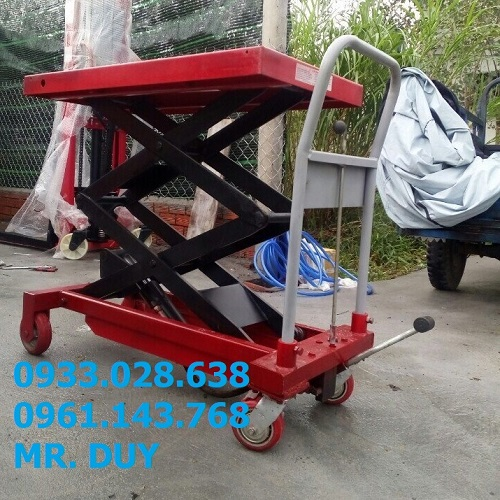 Bàn nâng thủy lực 300-800kg di động