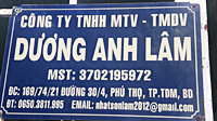 Thêu Vi Tính Dương Anh Lâm - Công Ty TNHH Một Thành Viên Thương Mại Dịch Vụ Dương Anh Lâm