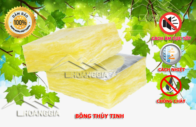 Bông thủy tinh cách âm