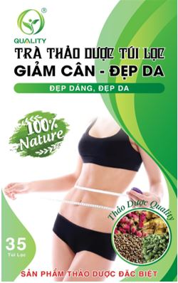 Trà thảo dược giảm cân - đẹp da