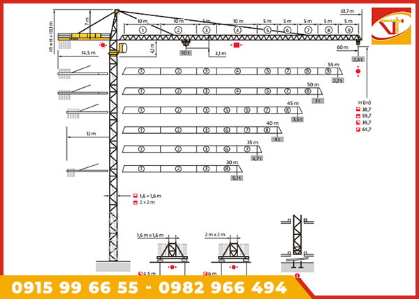 Cẩu tháp MC205B