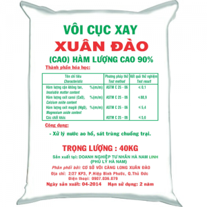 Vôi cục xay