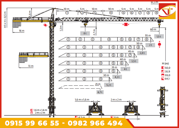 Cẩu tháp MC175c