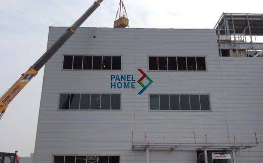 Panel bông thủy tinh vách ngoài