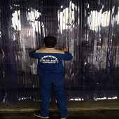 Rèm cửa PVC cửa kho