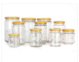 Hũ thủy tinh tròn các dung tích