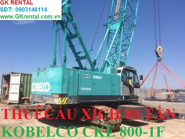Xe cẩu xích 80 tấn