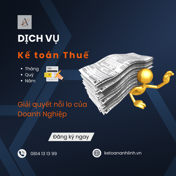 Kế toán thuế hàng tháng, quý năm