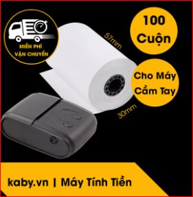 Giấy in nhiệt đường kính 30mm