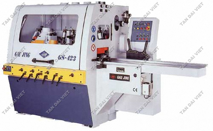 Máy bào 4 mặt 4 trục dao