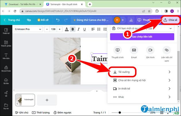 Hướng dẫn Cách Chuyển Từ Canva Sang Word