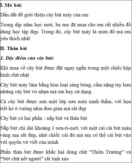 Văn tả cây bút mực lớp 4 ngắn nhất - Bài văn hay và độc đáo