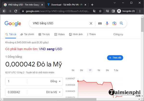 Quy đổi 1 tỷ sang USD: 100000000 đô la.