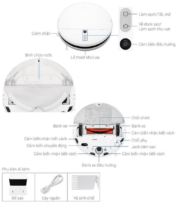 Exploring the Xiaomi Mi Robot Vacuum (SKV4022GL) | Mytour.vn Review