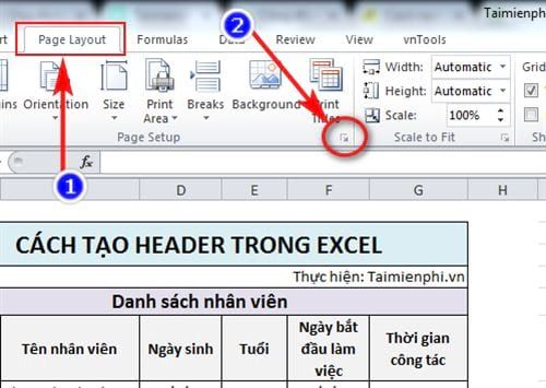 Creating Page Headers in Excel - A Guide for Excel 2019, 2016, 2013