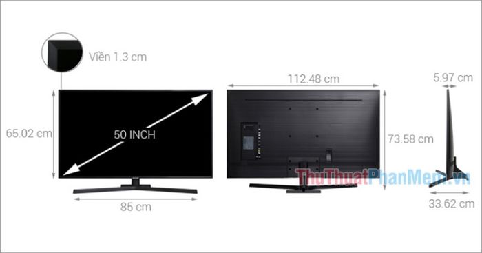 Standard TV Sizes: 40-inch, 50-inch, 55-inch, 60-inch, 65-inch