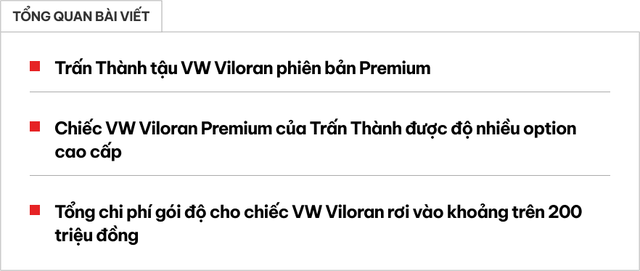 Trấn Thành sở hữu VW Viloran bản cơ bản nhưng được trang bị cao cấp hơn bản full: Ghế thương gia xoay 360 độ, sàn gỗ, trần sao kiểu Rolls-Royce - Ảnh 1.