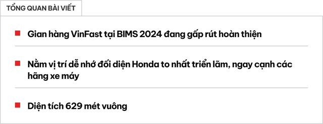 Đây là hình ảnh đầu tiên của gian hàng VinFast tại Triển lãm Ô tô Quốc tế Bangkok 2024 - Ảnh 1.