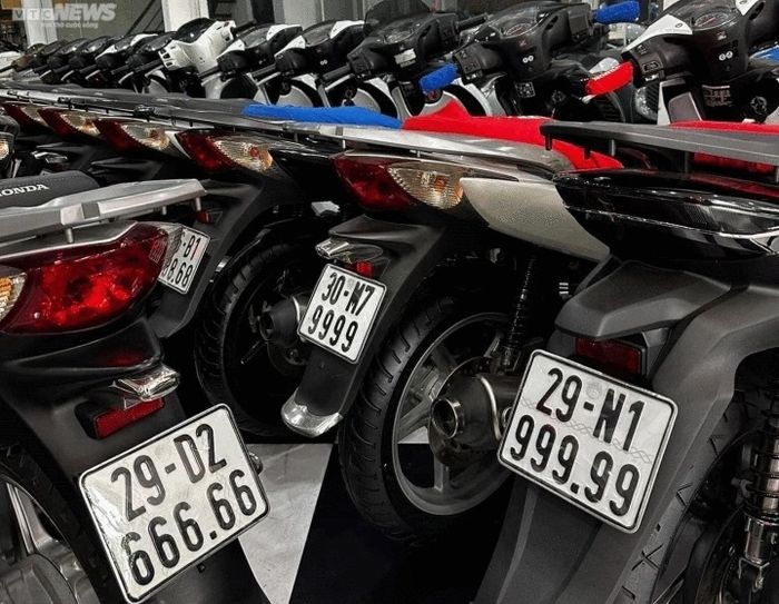 Bộ Công an đề xuất tổ chức đấu giá biển số xe máy với giá khởi điểm là 5 triệu đồng - Hình ảnh 1.