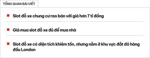 Giá đỗ xe ở đây có thể khiến nhiều người choáng váng: Nhỏ, xấu, nhưng giá cả bằng việc mua nhà - Hình 1.