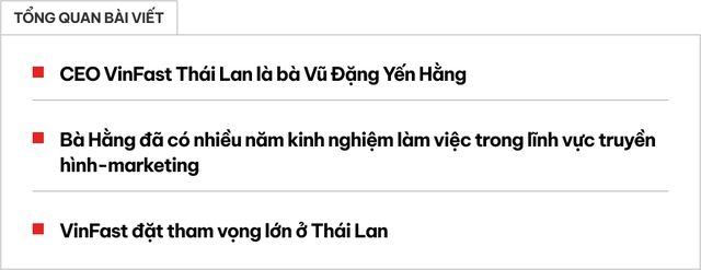 Tổng giám đốc VinFast Thái Lan: Sau 6 tháng trên 'ghế nóng', đã có sự kiện ra mắt quan trọng, từng đảm nhiệm các vị trí quan trọng trong nhiều công ty truyền hình - Hình 1.