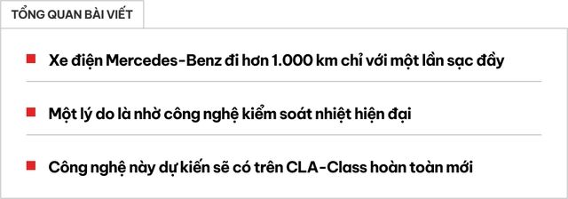 Chỉ cần sạc một lần đầy, Mercedes-Benz CLA-Class hoàn toàn mới có thể di chuyển hơn 1.000km trên sa mạc. 