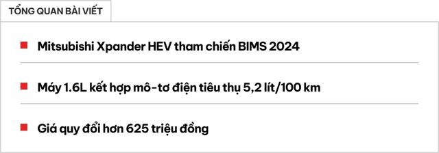 Mitsubishi Xpander HEV tham dự Triển lãm Ô tô Quốc tế Bangkok 2024 - Hình ảnh số 1