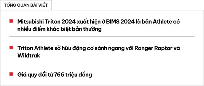 Chiêm ngưỡng trước phiên bản mới của Mitsubishi Triton sắp ra mắt tại Việt Nam: Đẳng cấp hơn, động cơ mới mạnh mẽ không kém phần Ranger Wildtrak và Raptor - Ảnh 1.