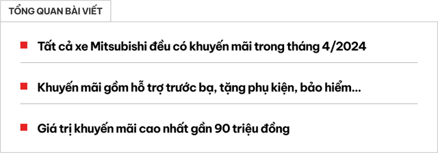 Với chương trình khuyến mãi như vậy, việc mua xe Mitsubishi sẽ tiết kiệm gần 90 triệu đồng phí lăn bánh, giúp giảm thời gian tìm kiếm phụ kiện - Ảnh 1.