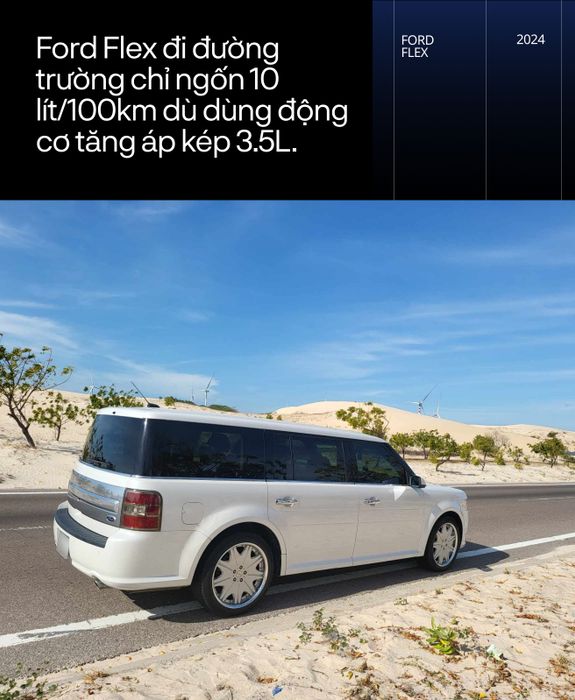 Chủ xe Ford Flex hiếm ở Việt Nam: 'Thú vị với nhiều linh kiện chung với Explorer, đi 100 km chỉ tốn 10 lít xăng' - Ảnh 2.