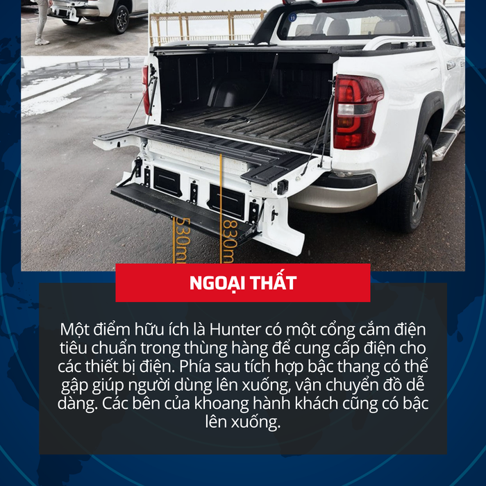 Xe bán tải điện có khả năng di chuyển xa nhất trên thế giới: Lớn như Ford Ranger, tính năng gợi nhớ giống Nissan Kicks, có thể cạnh tranh với VinFast VF Wild - Ảnh 6.