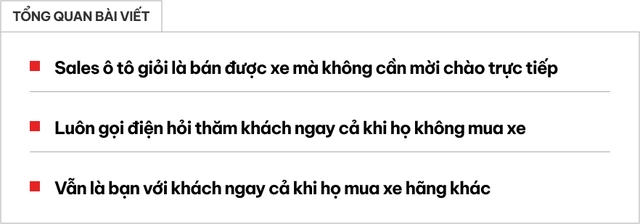 Câu chuyện của một nhân viên bán hàng tài ba của Toyota: 'Không đẩy mạnh bán hàng nhưng vẫn là người bán hàng giỏi nhất' - Ảnh 1.