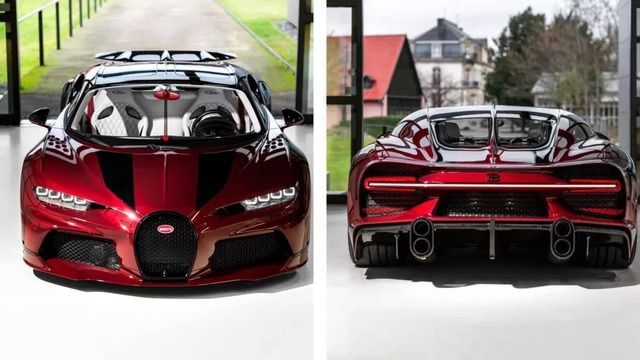 Bugatti Chiron đón năm mới với hình ảnh ấn tượng - Ảnh 1.