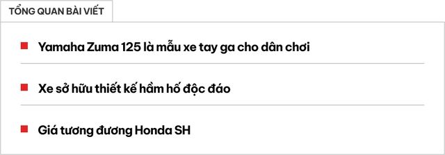 Mẫu xe máy Yamaha dáng lạ, dung tích 125cc nhưng có giá không thua kém Honda SH 160cc - Xem Ảnh 1.