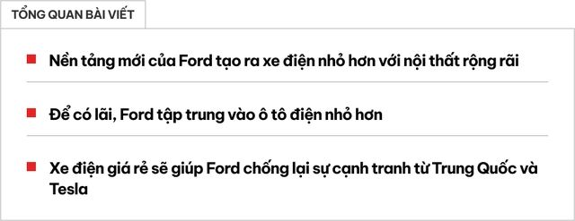 Ford tung ra thị trường dòng xe điện giá cực kỳ hấp dẫn: Giá chỉ từ 624 triệu đồng, kích thước nhỏ gọn nhưng không gian nội thất rộng rãi như Explorer - Ảnh số 1.