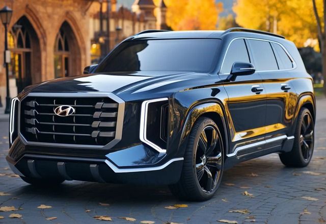 Hyundai Palisade sẽ thay đổi hình dáng để trở nên vuông vắn giống như Santa Fe - Hình 2.