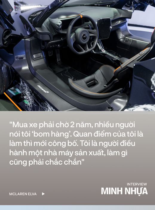 Minh Nhựa: 'Mọi người tập trung quá nhiều vào giá cả, mà quên rằng McLaren Elva không chỉ là một chiếc xe' - Ảnh 5.